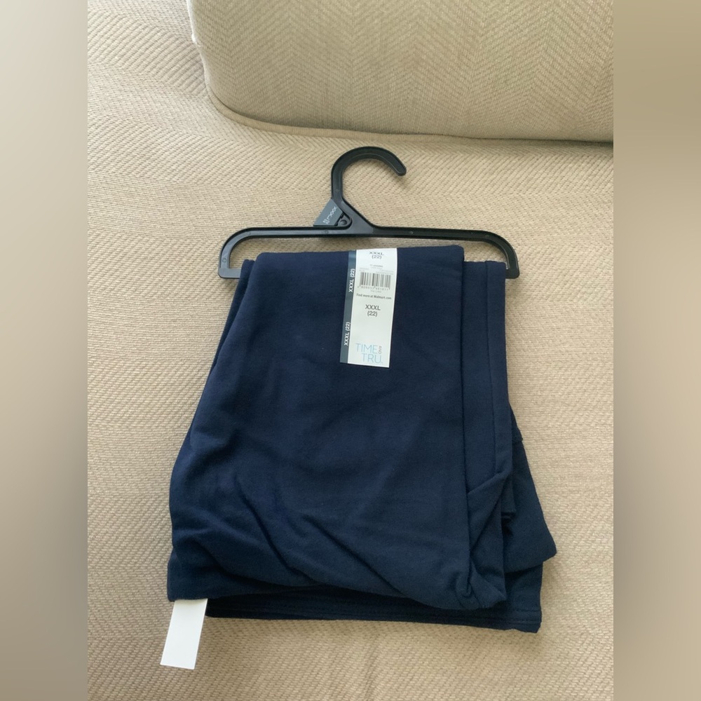 Women’s Time and Tru High Rise Dark Blue Leggings